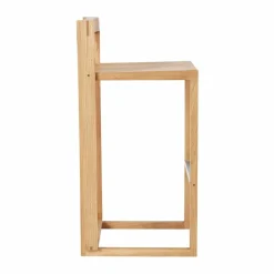 Outline barstol 75 cm Varm lackerad ek-borstat stål