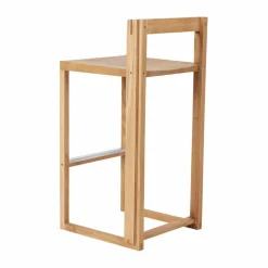 Outline barstol 75 cm Varm lackerad ek-borstat stål
