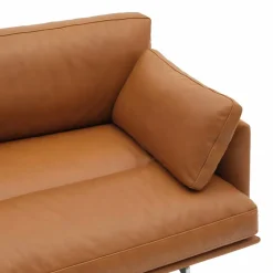 Outline soft kudde Refine Leather Cognac 55x30 cm