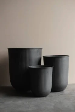 Out stripe kruka 3 delar Black