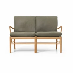 OW149-2 Colonial soffa 2-sits Terra 20368-oljad ek