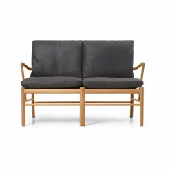 OW149-2 Colonial soffa 2-sits Terra 20367-oljad ek