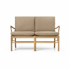 OW149-2 Colonial soffa 2-sits Terra 20366-oljad ek