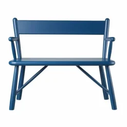 P11 barnbänk Beech blue painted