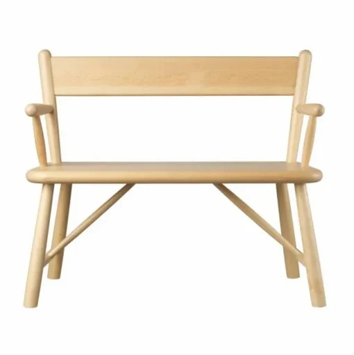 P11 barnbänk Beech nature lacquered