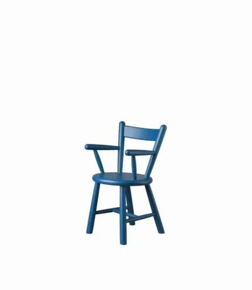 P9 barnstol Beech blue painted