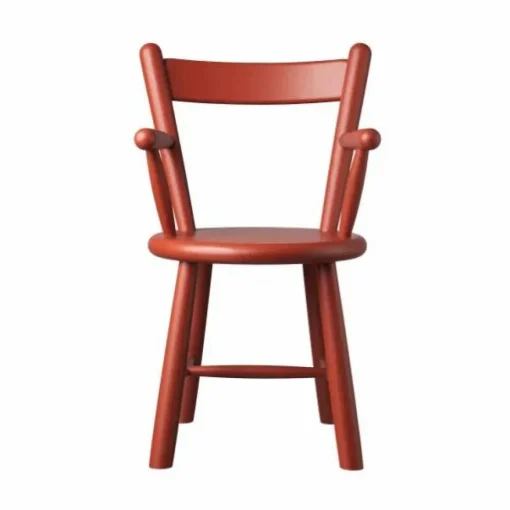 P9 barnstol Beech red painted