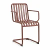 Palissade Cantilever karmstol Iron red