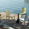 Palissade Cone runt cafébord Anthracite ø70