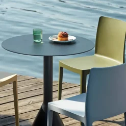 Palissade Cone runt cafébord Anthracite ø70