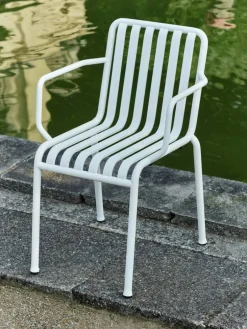 Palissade karmstol Cream white