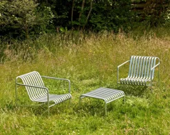 Palissade Ottoman fotpall Sky grey