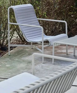 Palissade Ottoman fotpall Sky grey