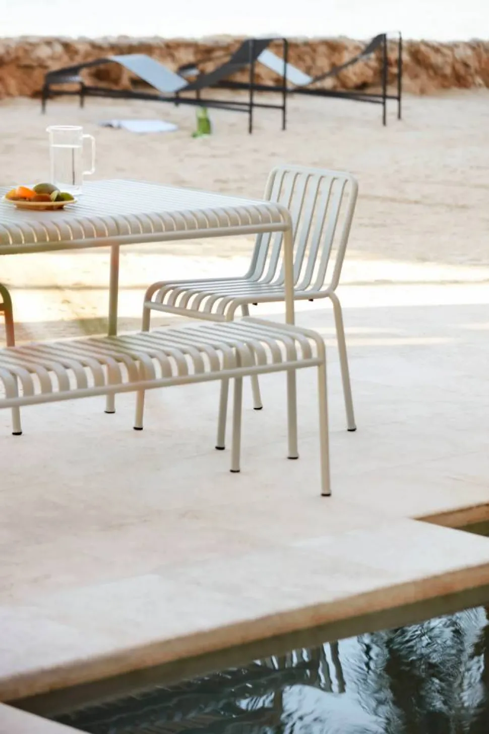 Palissade stol Sky grey