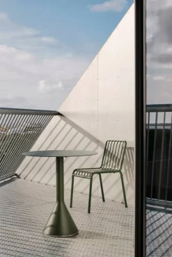 Palissade Cone runt cafébord Olive ø70