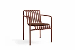 Palissade Dining karmstol Iron red