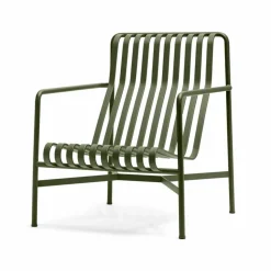 Palissade High loungefåtölj Olive