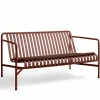 Palissade loungesoffa Iron red