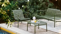 Palissade Low loungefåtölj Olive
