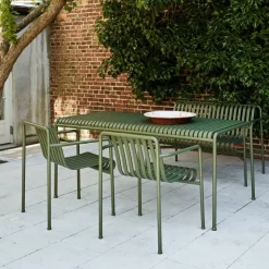 Palissade matbord 170x90 cm Olive green