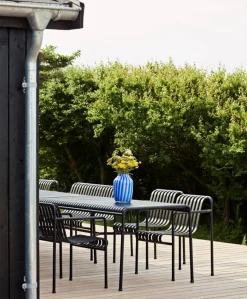 Palissade matgrupp 2 stolar + bänk 170x90 cm - Anthracite