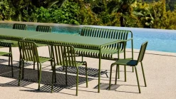 Palissade matgrupp 4 stolar 170x90 cm - Olive
