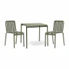 Palissade matgrupp 2 stolar 82 5x90 cm olive