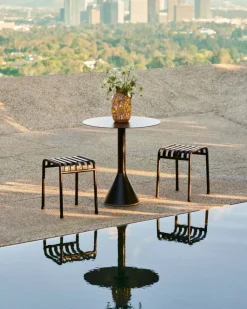 Palissade Ottoman fotpall Anthracite