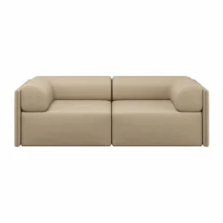 Palo Block 2-sits soffa med armstöd Low 200 cm Beige