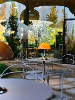 Panthella 250 portabel bordslampa V3 Original Opal Orange