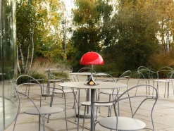 Panthella 250 portabel bordslampa V3 Original Opal Red