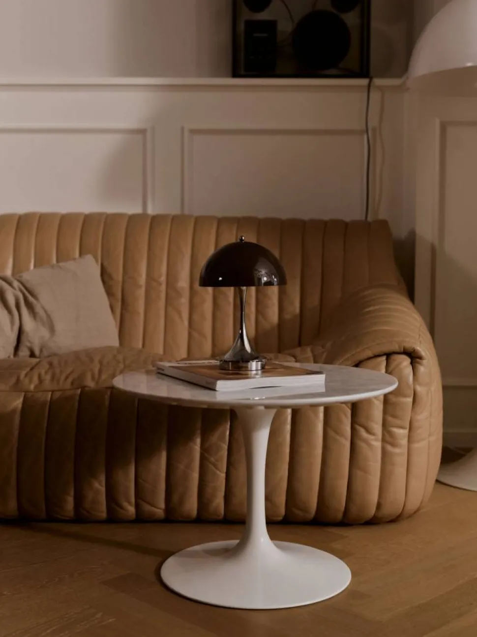 Panthella 160 Portable v3 bordslampa Original Opal Brown