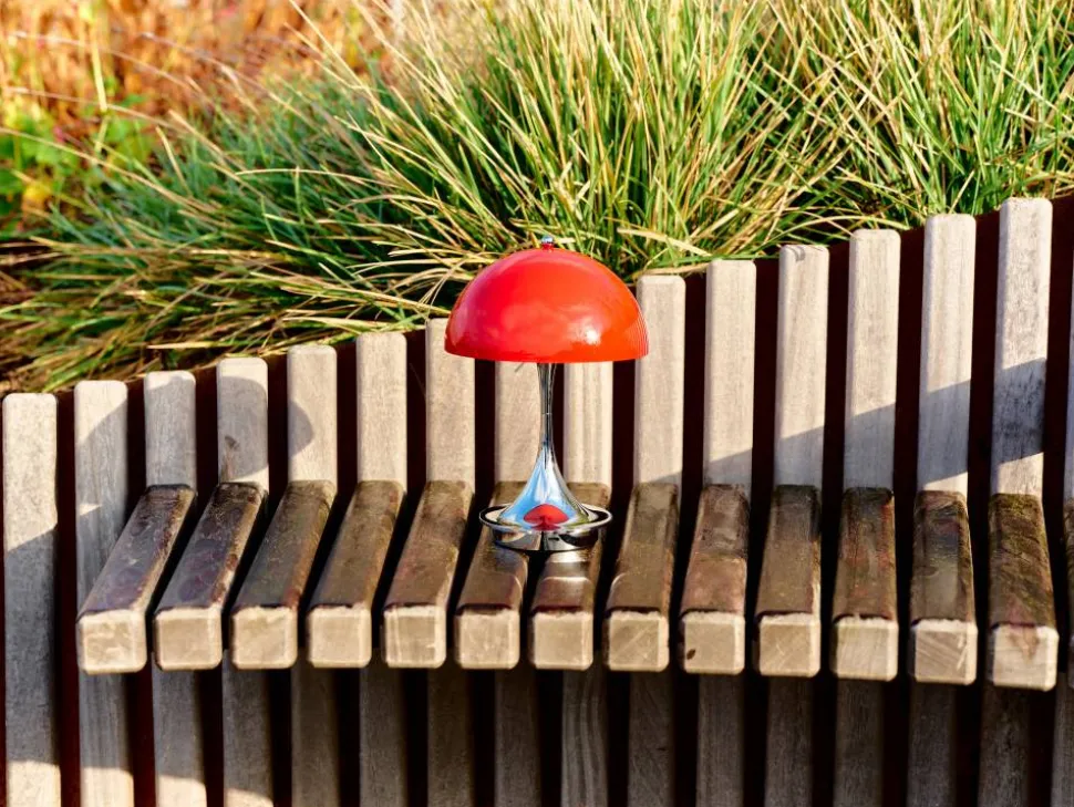 Panthella 160 Portable v3 bordslampa Original Opal Red