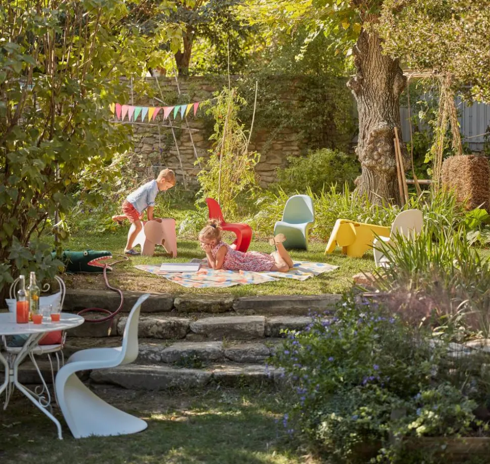 Panton junior barnstol White