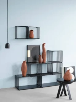 Panton Wire Extended hylla 70x34 8x34 8 cm Black