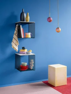 Panton Wire Single hylla 34 8x34 8x34 8 cm Pine