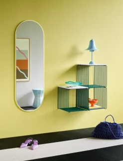 Panton Wire Single hylla 34 8x34 8x34 8 cm Pine