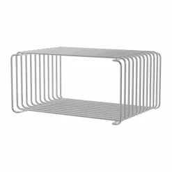 Panton Wire Half Height hylla 34 8x17 2x25 7 cm Chrome
