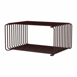 Panton Wire Half Height hylla 34 8x17 2x25 7 cm Black red
