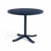 Pastis Table matbord Ø90 Steel blue lacquered ash