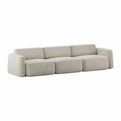 Patch 3-sits soffa Spiral 21 Chalk
