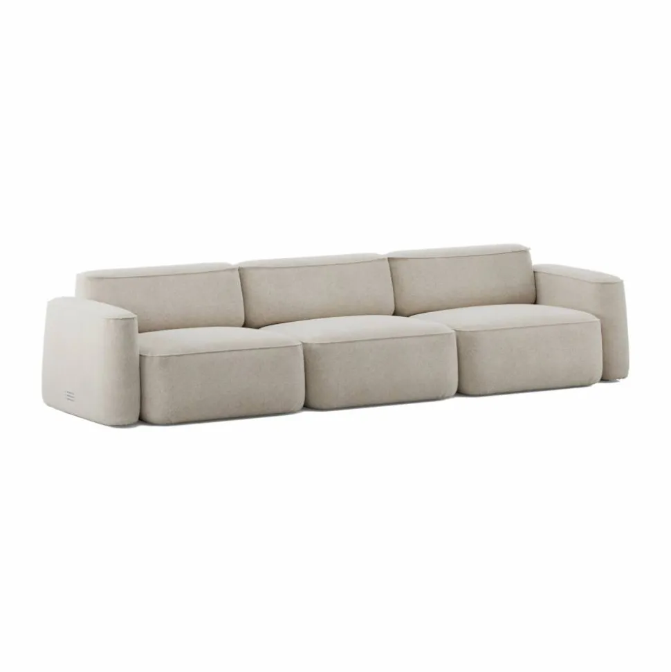 Patch 3-sits soffa Spiral 21 Chalk