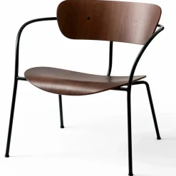 Pavilion stol AV5 Lackerad valnöt