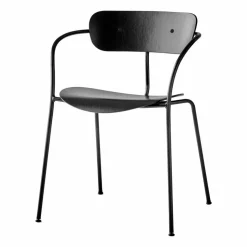 Pavilion stol AV2 svartlackerad ek