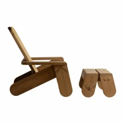 015 Peace Outdoor Lounge Chair loungestol Värmebehandlad furu
