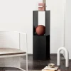 Pedestal sidobord Black