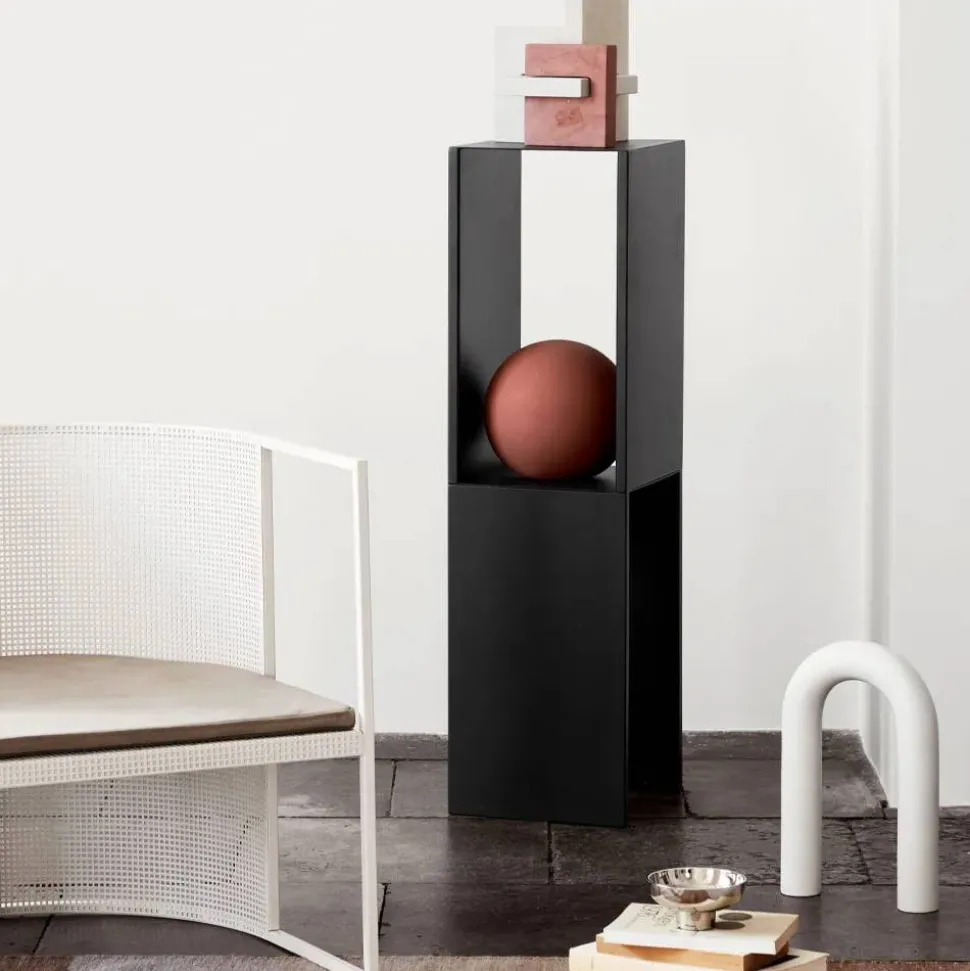 Pedestal sidobord Black