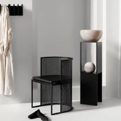 Pedestal sidobord Black