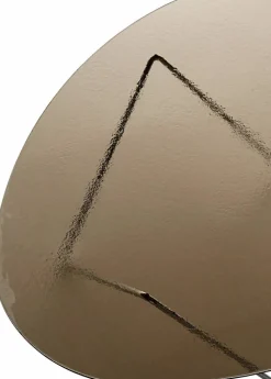 Pedrera soffbord Krom-strukturglas brons