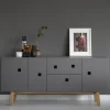 Peep M2 mediabänk slate grey retro ekstativ